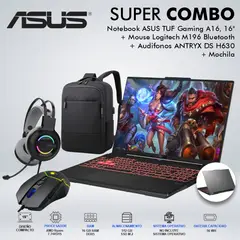ASUS - LAPTOP TUF GAMING A16, AMD Ryzen 7 7445HS MEMORIA 16GB DISCO 512GB SSD M.2