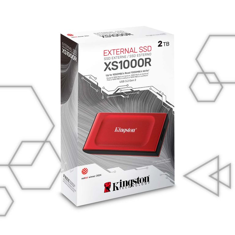 SSD Externo XS1000 2TB Rojo