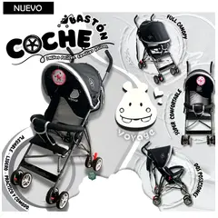 VOYAGE - Coche Bastón Para Bebe Negro
