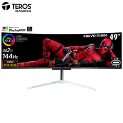 TEROS - Monitor gaming Curvo TE-4920G 49 QD-OLED 144Hz 003ms HDR400 TrueBlack