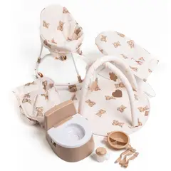 ROMA PRAMS - Accesorios para Muñecas Reborn Teddy 10 Piezas