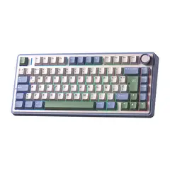 AULA - TECLADO F75 RGB INALAMBRICO ESPAÑOL PASTEL REAPER-SWITCH