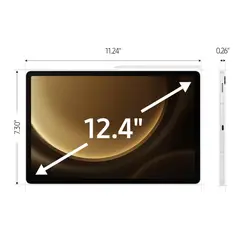 SAMSUNG - Galaxy Tab S9 Fe Plus 256gb 12gb + Teclado Conver Slim Original Nuevo