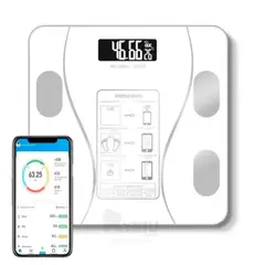 GENERICO - Balanza digital bluetooth 180kg controla tu peso y grasa corporal