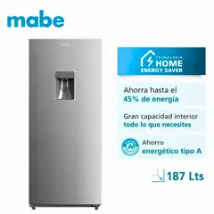 MABE - Refrigerador monopuerta 187 L Inox RMU202PXPRS1
