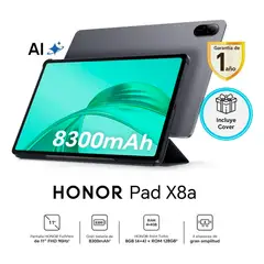 HONOR - Tablet Pad X8A 4GB RAM 128GB Gris