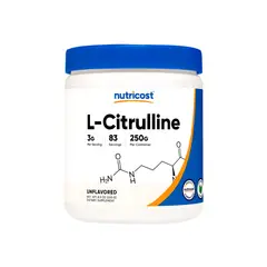NUTRICOST - Citrulina / L-Citrulline 250 g - 83 servicios