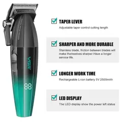 OEM - Maquina Cortadora Cabello Recargable Profesional VGR-003