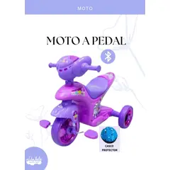 OKA - Moto a pedal + Casco - LILA