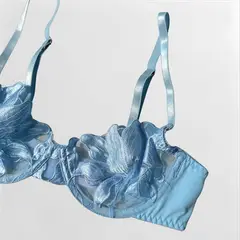 XIRAMA - Brasier Sostén Encaje Kaiori Color Celeste