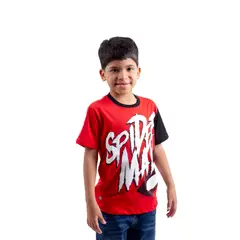 MARVEL - Polo Moda Manga Corta Niño Spiderman Rojo Algodón