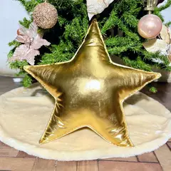 GENERICO - COJÍN ESTRELLA NAVIDEÑA METALICA
