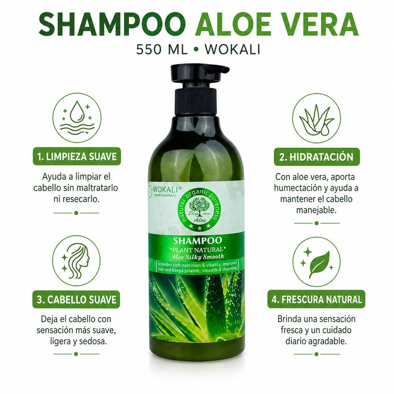 SHAMPOO ALOE VERA 550ML