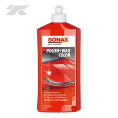 SONAX - Cera Polish + Wax Color Rojo 500 ml