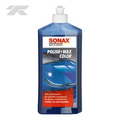 SONAX - Cera Polish + Wax Color Azul 500 ml