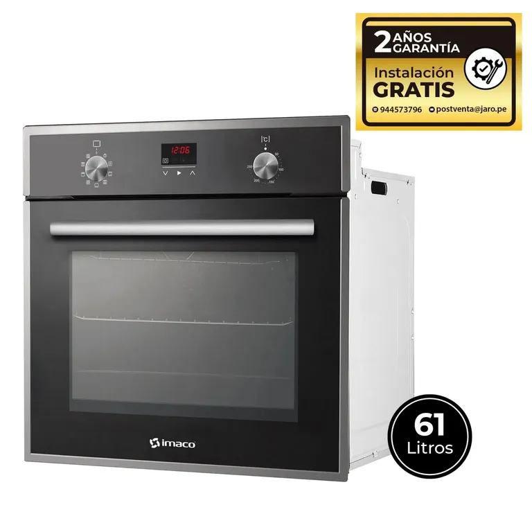 Horno empotrable eléctrico 61Lt IHED65