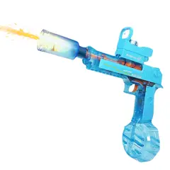 GENERICO - Pistola De Agua Eléctrica Simula Fuego Juguete Color Azul