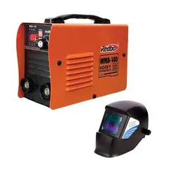 REDBO - Soldadora Inverter Portátil 220v + Careta Fotosensible