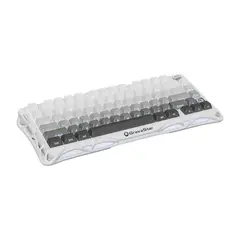 GRAVASTAR - TECLADO MECANICO MERCURY K1 Inalambico Ingles GRADIENT WHITE