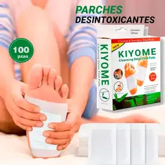 OEM - KIYOME PARCHE DESINTOXICANTE PARA PIES CAJA DE x 100 unidades