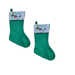 SNOOPY - Packx2 Bota Navideña Peanuts - Verde