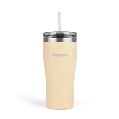 TENAYA - Vaso tomatodo 600ml acero sin bpa GLACIER600 - Crema