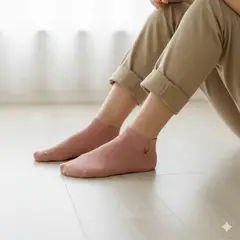 GENERICO - Pack 3 Medias con Dibujo de Oso Color ROSA y BEIGE