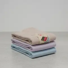 GENERICO - Pack 3 Medias Color Morado y Celeste