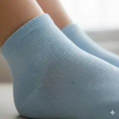 GENERICO - Pack 3 Medias Para Diabetico Color Celeste y Rosadp