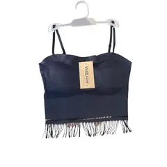 MINTANA - TOP TEJIDO FLECOS