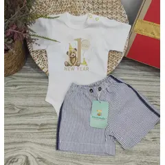 GENERICO - Body Bebé Niño Algodón NY Cicciobello