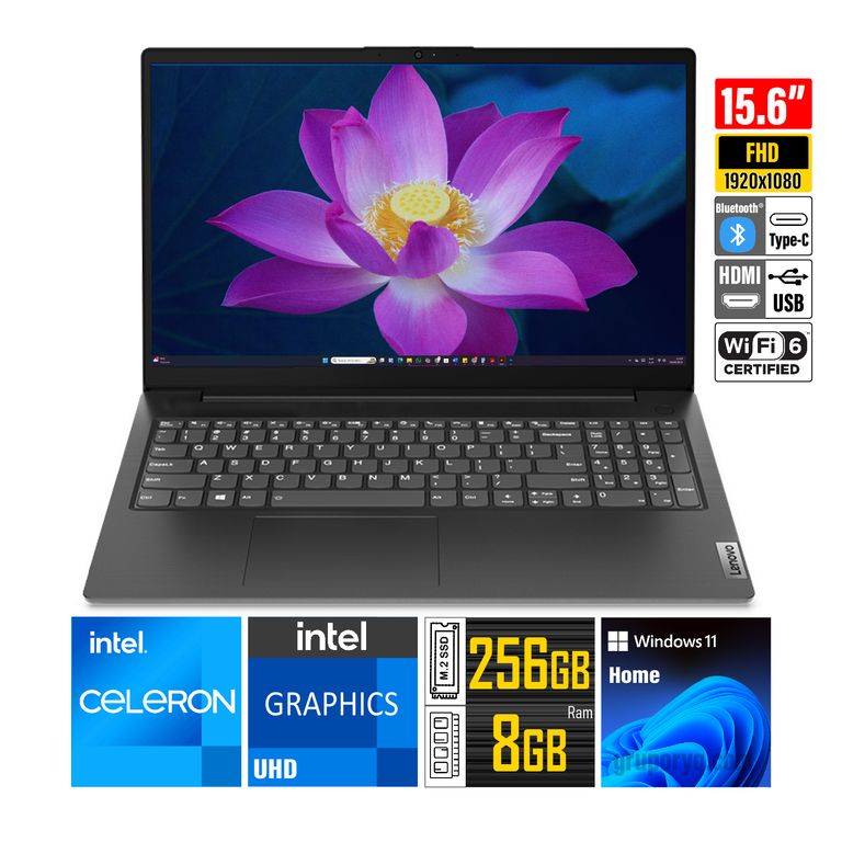 Portátil V15 G2 IJL 156 FHD - 8GB RAM 256GB SSD Productividad y Rendimiento Esencial
