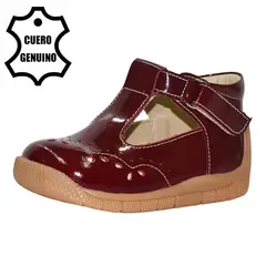 BRUNO KIDS - ZAPATO PIBE PARA NIÑA DE CUERO CHAROL TARGET PRIMEROS PASOS