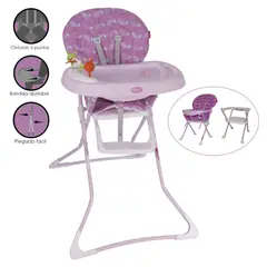 EBABY - Silla De Comer BADALA 628 Plegable Rosado