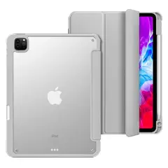 OTTOWARE - Smart Cover Ipad Air 11 2024 Desmontable Imantada (Tapa Transparente) Gris