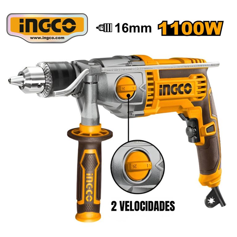 ID211008 TALADRO PERCUTOR 16MM DE 1100W