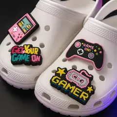 LE PETIT COMPANY - Accesorios Crocs Pack Pixel Gamer 4 pines