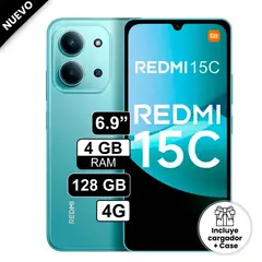 REDMI - Celular Xiaomi 15C 128GB 4GB RAM Verde