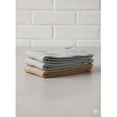 GENERICO - Pack 3 Medias Tobilleras Color Plomo y Marron