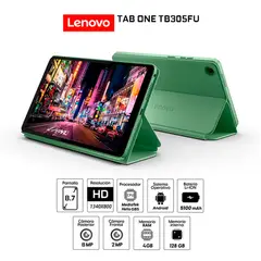 LENOVO - Tablet TB305FU Tab One + Folio Case 8.7 HD WiFi 4GB/128GB - Seafoam Green