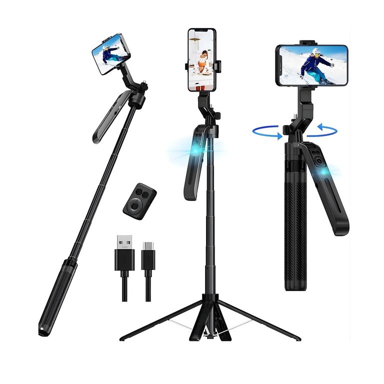 TRIPODE INTELIGENTE 360º CON SENSOR DE MOVIMIENTO 1.80 M