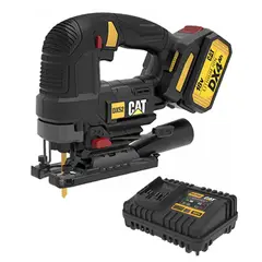 CAT - SIERRA CALADORA INALAMBRICA BRUSHLES 18V. Con bateria 4A, cargador