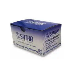SATRA - Conectores RJ45 CAT 5 100 Unidades