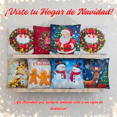 GENERICO - Funda para Cojínes Navideños Piel de Durazno
