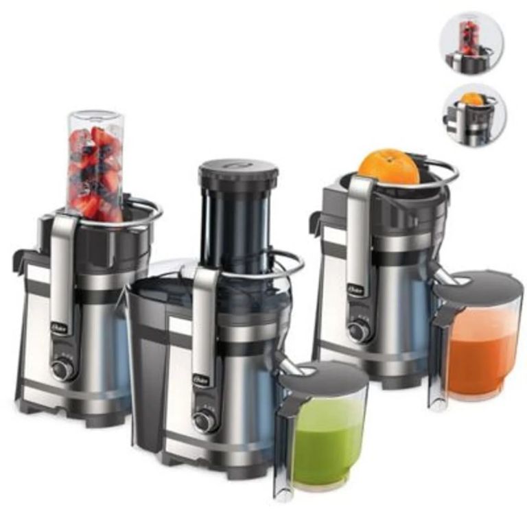 Extractor de Jugos 3 en 1 FPSTJE318C 1000W - Plateado