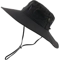 GENERICO - SOMBRERO PROTECTOR ALA ANCHA PARA SOL CAMPO PLAYA UNISEX