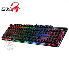 GENIUS - Teclado Gamer GX Scorpion K12 Mecánico RGB Brown USB AI Negro X