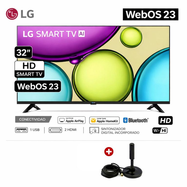 Televisor Led 32 HD Smart Tv 32LR600BPSC+ Antena Digital
