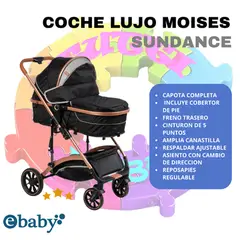 EBABY - COCHE MOISES LUJO SUNDANCE COD157 - GRIS