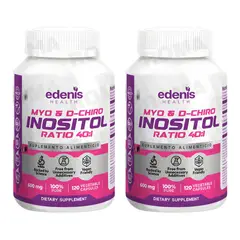 EDENIS HEALTH - PACK 2 MYO & D-CHIRO INOSITOL 120 CÁPSULAS